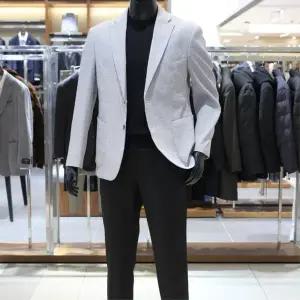 바쏘 25 SS 수입원사 하운드투스 패턴 남성콤비자켓 블레이저 라이트그레이