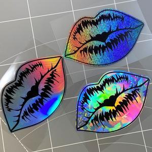 키스 립 자동차 스티커 오토바이 헬멧 연료 탱크에 대 한 방수 DIY 창 범퍼 트렁크 스케이트 보드 유니버설