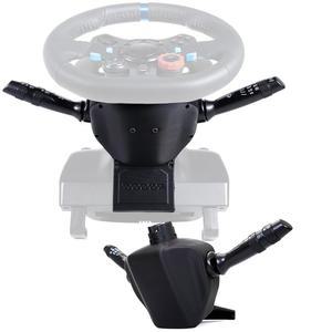 G27 / G29 G920 G923 게임 스티어링 휠용 턴 시그널 와이퍼 레버 조합 스위치 ATS ETS2 OMSI 2용 DIY PC 디머 헤드라이트 레이싱 시뮬레이터 콘솔(G25 G920용)