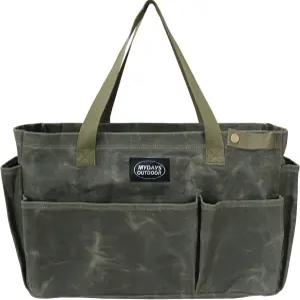 마이데이즈 아웃도어 휴대용 정원 캠핑 도구 보관 가방 왁스 캔버스 장작 운반용 토트백 여성 정원사 전기