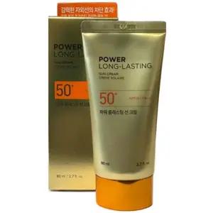 스킨케어 더페이스샵 파워 롱래스팅 선크림 대용량 (80ml) (SPF50윤기 생기 보습 PA윤기 보습윤기 보습)