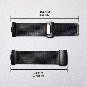 레드미 워치 5 4 밴드용 밀라니즈 스트랩 메탈 메쉬 22mm 샤오미 미밴드 워치 8프로 9프로용 팔찌 자석 버