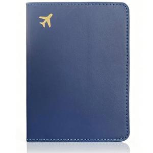 여행 필수품을 위한 트래블기어 여권 홀더, 액세서리를 RFID 차단 커버 케이스, 여성 남성용 트래블 지갑(네이비 블루)