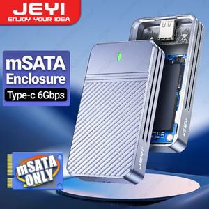 JEYI mSATA-USB 3.1 Gen2 10Gbps SSD 인클로저 어댑터 케이스(mSATA 내부 솔리드 스테이트 드라이브 하드