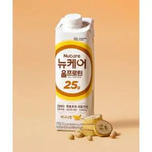 NUCARE 24팩) 뉴케어 올프로틴 바나나 25g 단백질 드링크 245ml 214610 {0m}