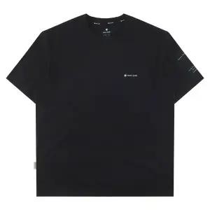 [스노우피크] 에어로쿨 소매 우븐 패치 반팔 티셔츠 S26MMFTS28BK