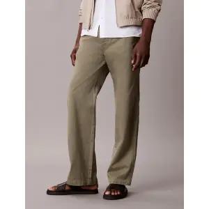 [롯데백화점]캘빈클라인 남성 CK 90s 배기핏 치노팬츠 면바지 4RD602G (4RD602G-LDI)