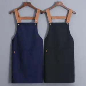 미용실 카페 원피스 앞치마 어린이집 바리스타 주방 베이직 방수 일회 투포켓 클프 용앞치마