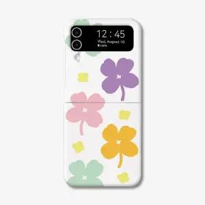 아칸 단 클로버 Z플립3/4 하드케이스