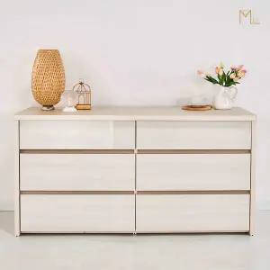 [몰로]나이스 UV 1500 광폭 3단 와이드서랍장 서랍장 3단서랍장 옷서랍장