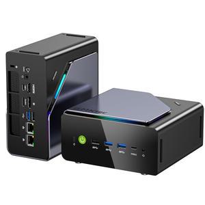 GMKtec K12 게이밍 미니 PC Oculink AMD Ryzen 7 H 255 (업그레이드된 8745HS) 32GB DDR5 RAM 512GB SSD, 데스크탑 컴퓨터 라데온 780M 그래픽, 3배 M.2 2280 스토리지 확장, 듀얼 NIC 2.5G, HDMI 2.1, USB4
