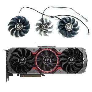컬러풀 iGame GeForce RTX 2080 Ti 2070 2060 GTX 1660 1660Ti 85mm 75mm 4핀 PVA080E12R GPU 팬