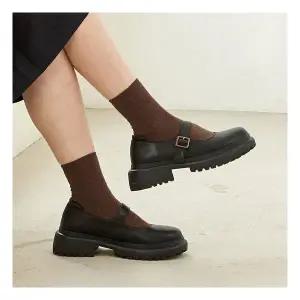 데일리룩 [허시파피] 여성 소가죽 청키 메리제인 슈즈 - 3FR4003/4004