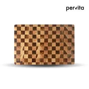페르비타 엔드그레인 체크도마 대 / 플레이팅 / 아카시아나무