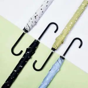 [JED] 양산 코팅 겸용 튼튼한 도트 차단 자동 우산 자외선 암막 땡땡이 장우산