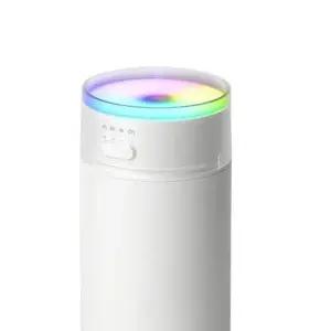 무선 무드등 가습기 저소음 두가지 분사 모드 이퀄라이저 LED C타입 충전 침실용 사무실 탁상 차량용