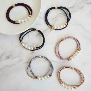 [아트박스]/신상오픈런 여성 기본 진주 포인트 헤어밴드 6종 세트