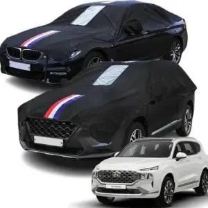 차량덮개 더뉴싼타페 블랙박스 자동차커버 성에방지 하프커버