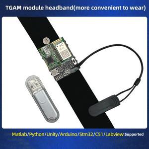 2023 TGAM 모듈 개발 키트, 뇌파 헤드밴드 EEG 센서, Mindwave 데이터 출력, Arduino Python Matlab Unity,