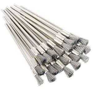 스크래치 브러시 펜 세트 20개 스테인리스 20개) 및 부식 스타일 준비 (스테인리스 등 샌딩 녹 브리스 스틸