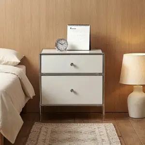 하우위즈 플로이 500 미드센츄리 모듈 거실 침대 협탁 (2단서랍)