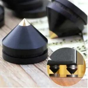 스피커진동 전문가용 범용 알루미늄 합금 스피커 방진 패드 4P