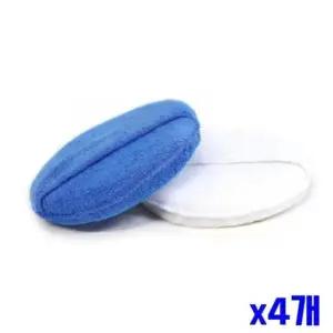 [JED] 세차 세차타월 도포용 광택제 패드 왁싱 초간편 x4개