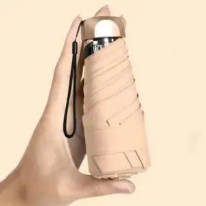 [JED] 자외선 초경량 우산 양산 비오는날 3단 양우산 차단 포켓 미니 휴대용