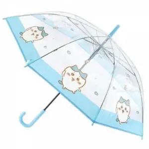 [JED] 자동 가르마 블루 투명 비닐 우산 튼튼한 보더 기능성 투명장우산 60 60cm 대형