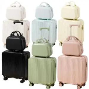 [JED] 2단 수납 가방 여행용 캐리어 미니 기내용 핸들 파우치 여행