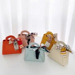 DIY 미니 가죽 가방 만들기 키트 구디백 스카프 세트 대형