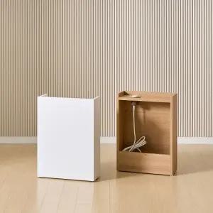 [히트가구] G2157 멀티 등받이 틈새 수납장 400 2colors (착불)