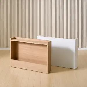 [히트가구] G2156 멀티 등받이 틈새 수납장 800 2colors (착불)