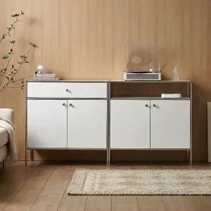 하우위즈 플로이 1600 미드센츄리 높은 도어 서랍 선반 수납장