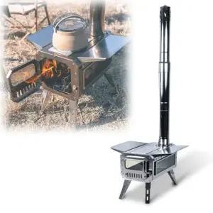 화목난로 캠핑 스텐 소형 우드스토브 야외난방