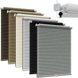 마이쉐이드 커스텀 드릴 프리 블라인드 노 도구 셀룰러 윈도우 쉐이드 실내 창문용 무선 암막 허니콤 및