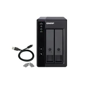 큐냅 TR-002 2베이 DAS 외장 스토리지 인클로저