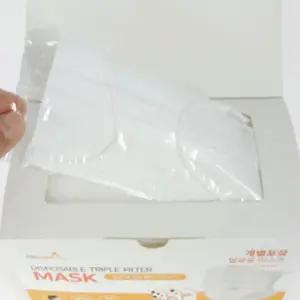 개별포장 마스크 50P 화이트 2개 1회용마스크