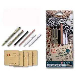 [에이치플러스몰]젠탱글젠탱글아트 사쿠라 아트 도안 젠탱글 패턴 C세트