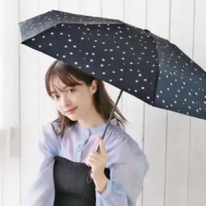 초경량 UV 차단 5단 우양산 휴대용 미니 우산 블랙