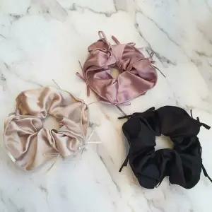 아트박스/신상오픈런 여성 발레코어 리본 장식 스크런치 헤어밴드