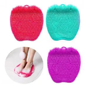 실리콘 발 각질제거 풋브러쉬 욕실 발매트 뒤꿈치케어 발관리 목욕용품 발마사지