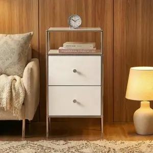 하우위즈 플로이 400 2칸 미드센츄리 수납 서랍장 협탁