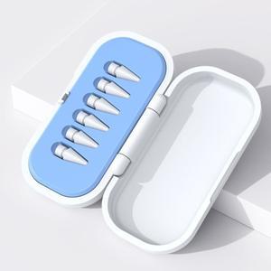 호환 연필 팁 보관함  컬러풀 스타일러스 펜촉 상자  충격 방지 스크래치 정리함 보호 케이스  4 슬롯  5/6