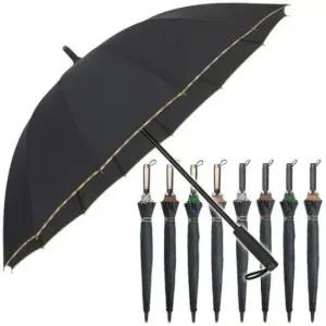 [JED] 우산 튼튼한 블랙 일상용 가파치 남녀공용 긴우산 60 무지 장우산 14K