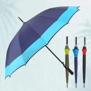 [JED] 폰지 바이어스 행사용 판촉용 FRP 자동 장우산 포인트 답례품 단체 우산