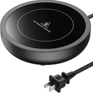 스위트풀 커피 머그 워머 책상용 36W 전기 컵 3템프 설정 고급 온도 조절 음료 우유 차 캔들 왁스용 가열판