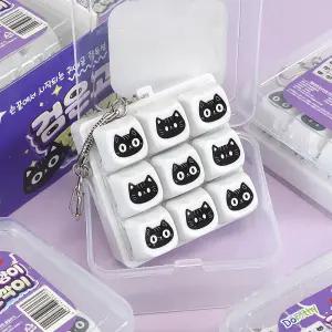 검은 고양이 딸깍이 키링 6000 (133) 키캡