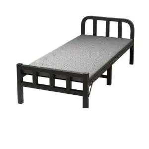 접이식 1인용 철제 간이 매트리스 프레임 침대 게스트룸 싱글