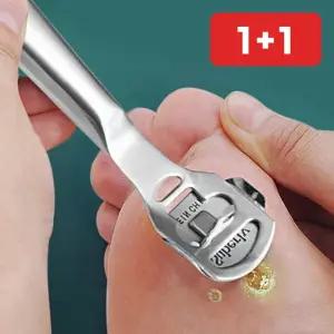 발뒤꿈치 스텐 발각질제거기 욕실용 굳은살면도기 교체형  1+1